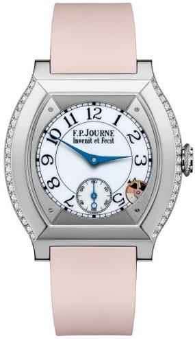 F.P. Journe Elegante Elegante 40 mm Titanium Inserts and 2 Rows of Diamonds