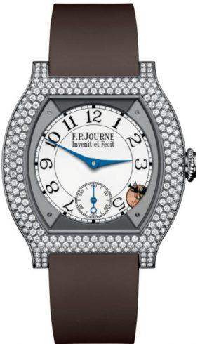 F.P. Journe Elegante Elegante 40 mm Titanium 12 Rows of Diamonds