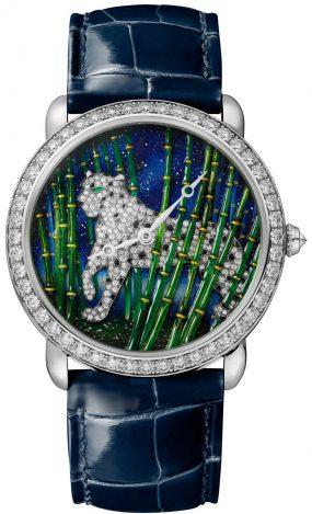 Cartier Ronde Louis Cartier Enamel Filigree