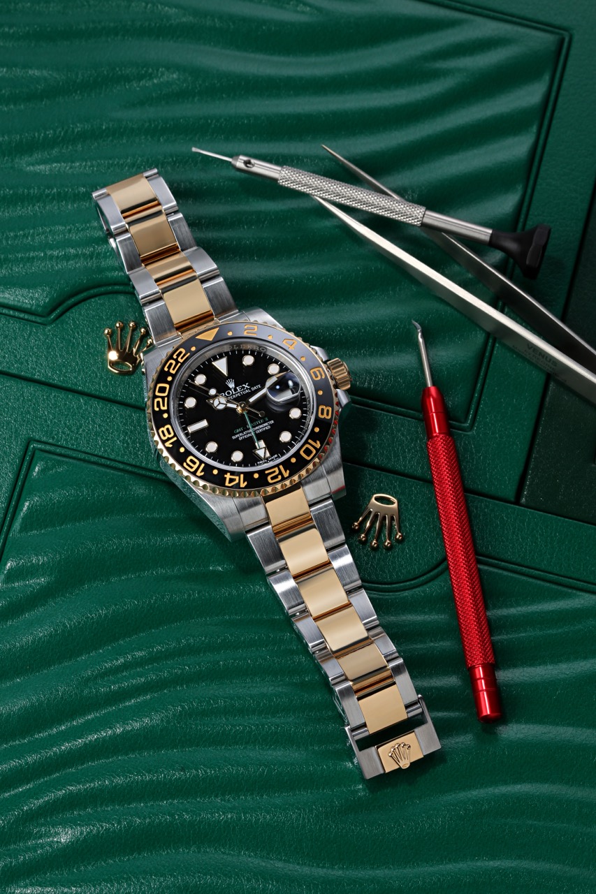 Rolex GMT Master II 40mm Steel and Yellow Gold
