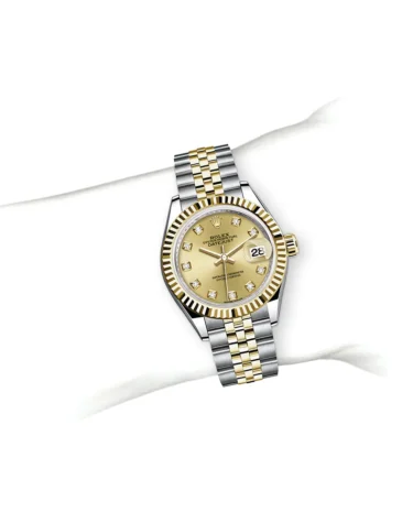 Rolex Datejust 28 mm Steel and Yellow Gold