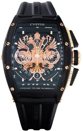 Cvstos Challenge Chrono Depardieu LE 'Proud to be Russian' Steel Black