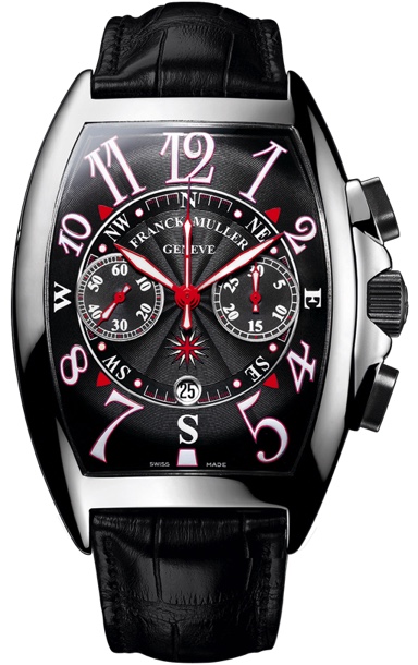 Franck Muller Mariner Chronograph 9080 CC AT MAR WG Black Red