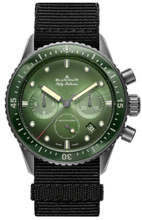 Blancpain Fifty Fathoms Bathyscaphe Chronograph Flyback Green