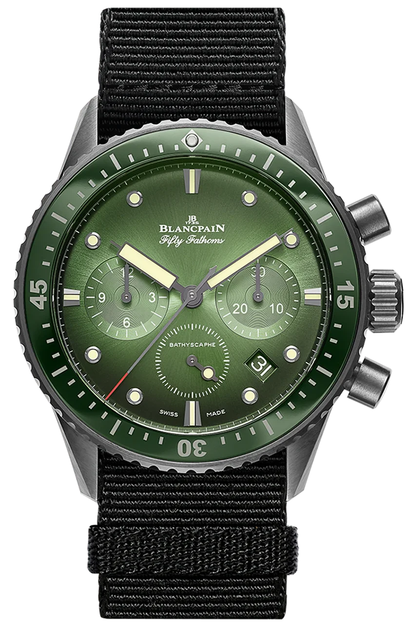 Blancpain Fifty Fathoms Bathyscaphe Chronograph Flyback Green