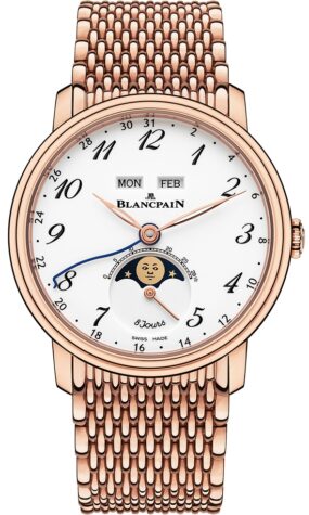 Blancpain Villeret Moon Phase Complete Calendar '8 Jours'