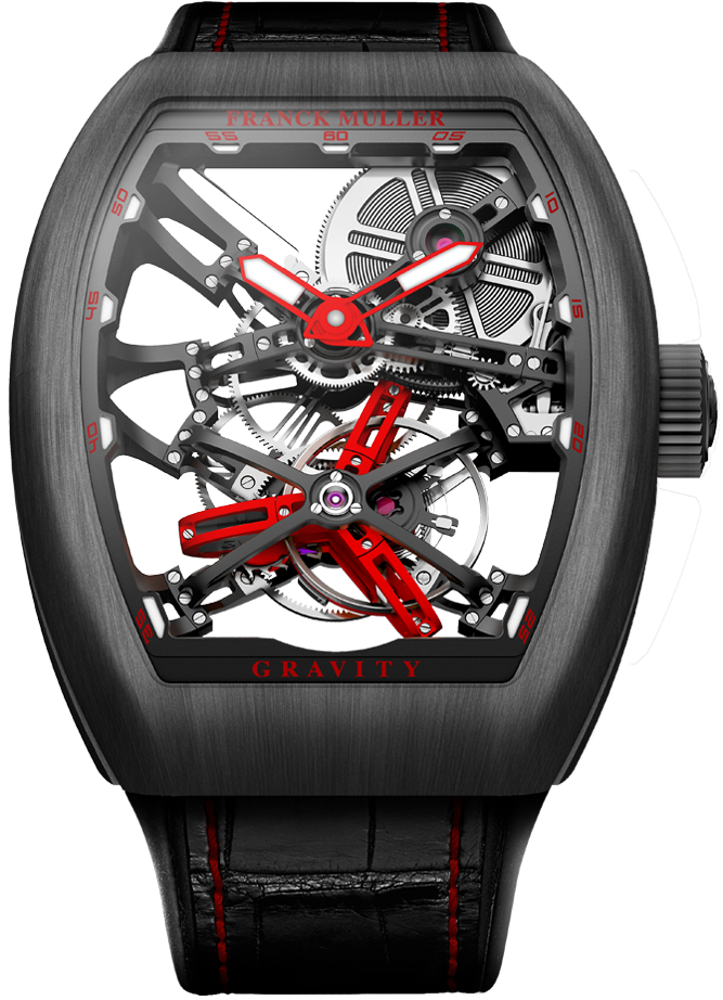 Franck Muller Cintree Curvex Gravity Skeleton V45 T GRAVITY SQT R