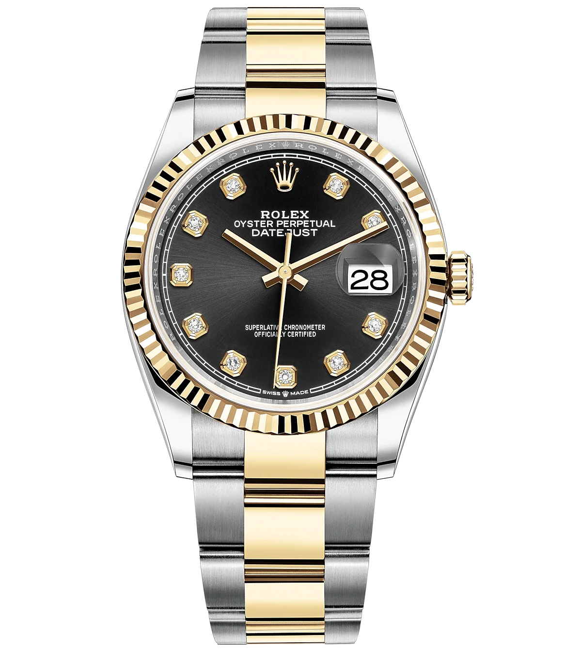 Rolex Datejust 36mm Steel and Yellow Gold