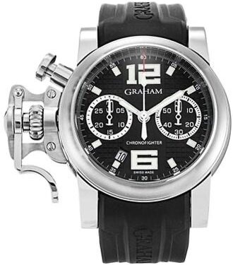 Graham Chronofighter RAC Black Shock