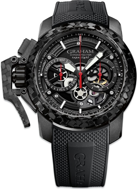 Graham Chronofighter Superlight Carbon Skeleton