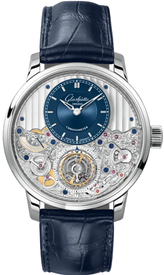 Glashutte Original Quintessentials Senator Moon Phase Skeletonized Edition