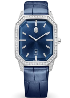 Harry Winston Emerald Quartz 33mm