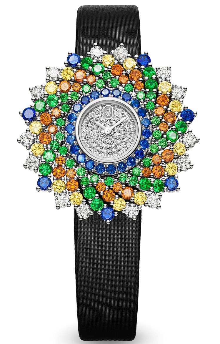 Harry Winston Jewels That Tell Time Winston Kaleidoscope High Jewelry Watch by Harry Winston