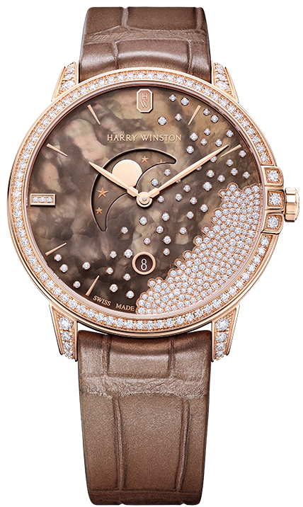 Harry Winston Midnight Diamond Drops 39mm