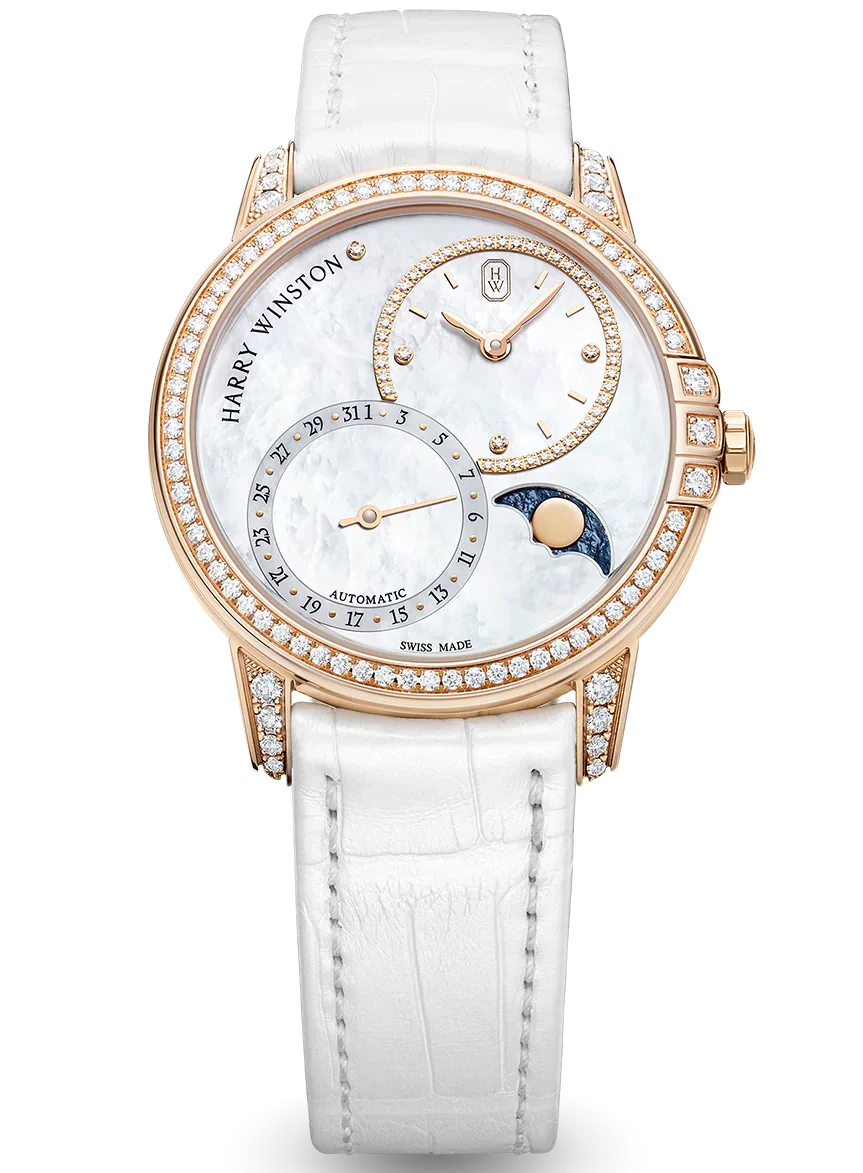 Harry Winston Midnight Date Moon Phase Automatic 36 mm