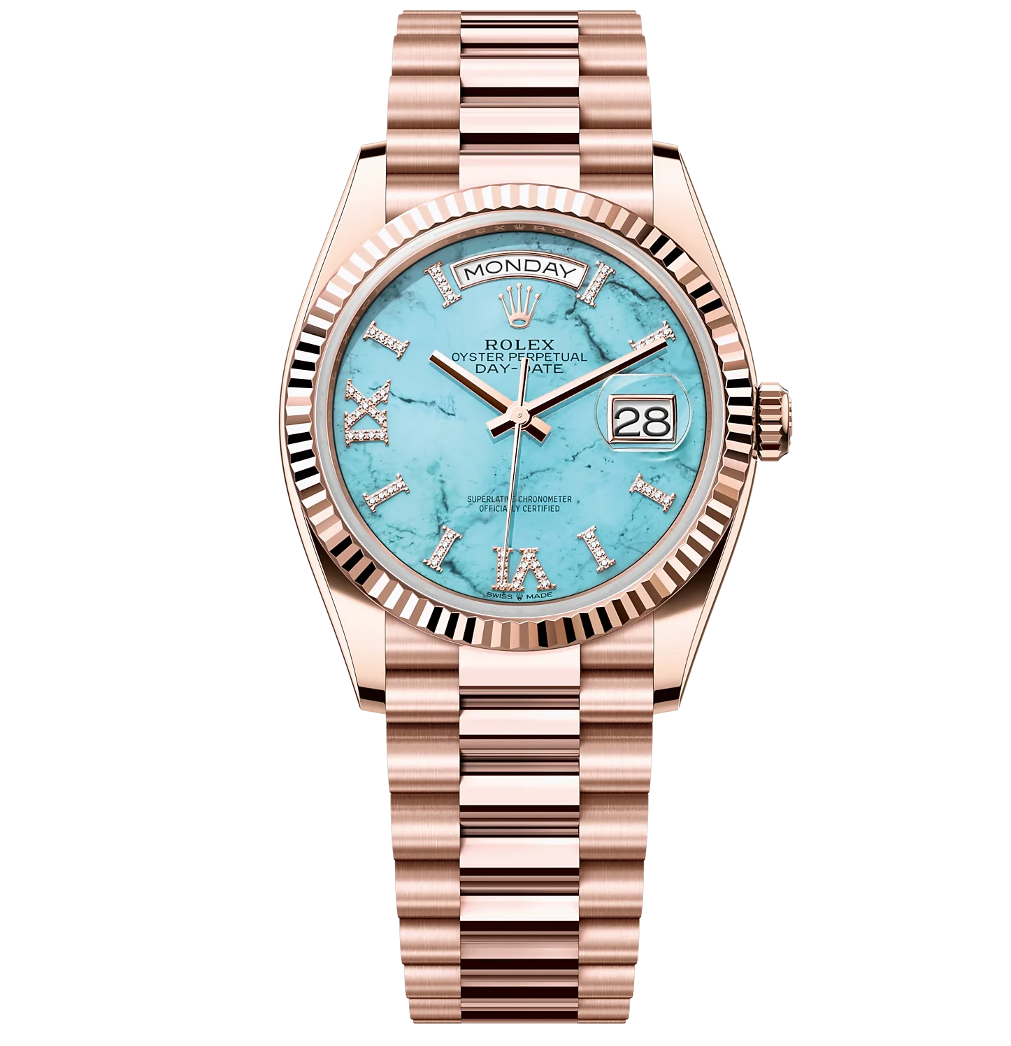 Rolex Day-Date 36mm Everose Gold