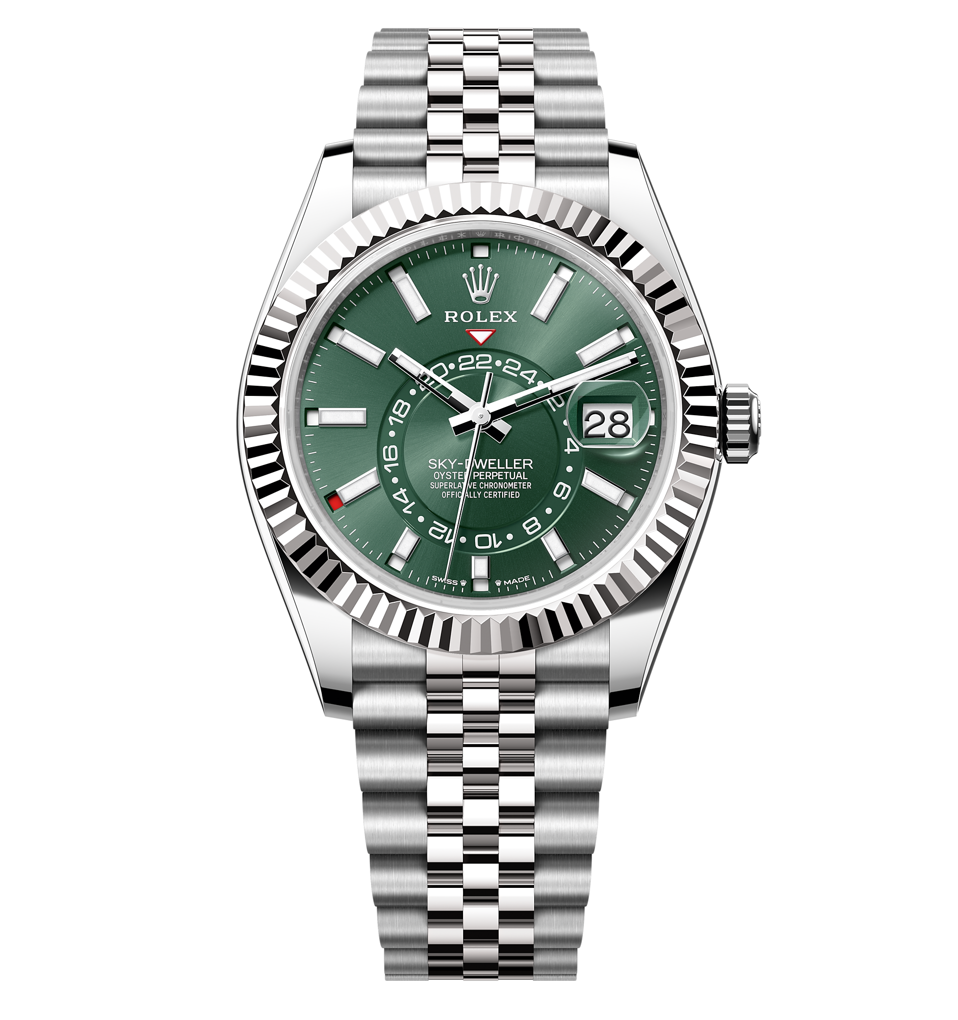 Rolex Sky-Dweller 42mm Steel and White Gold