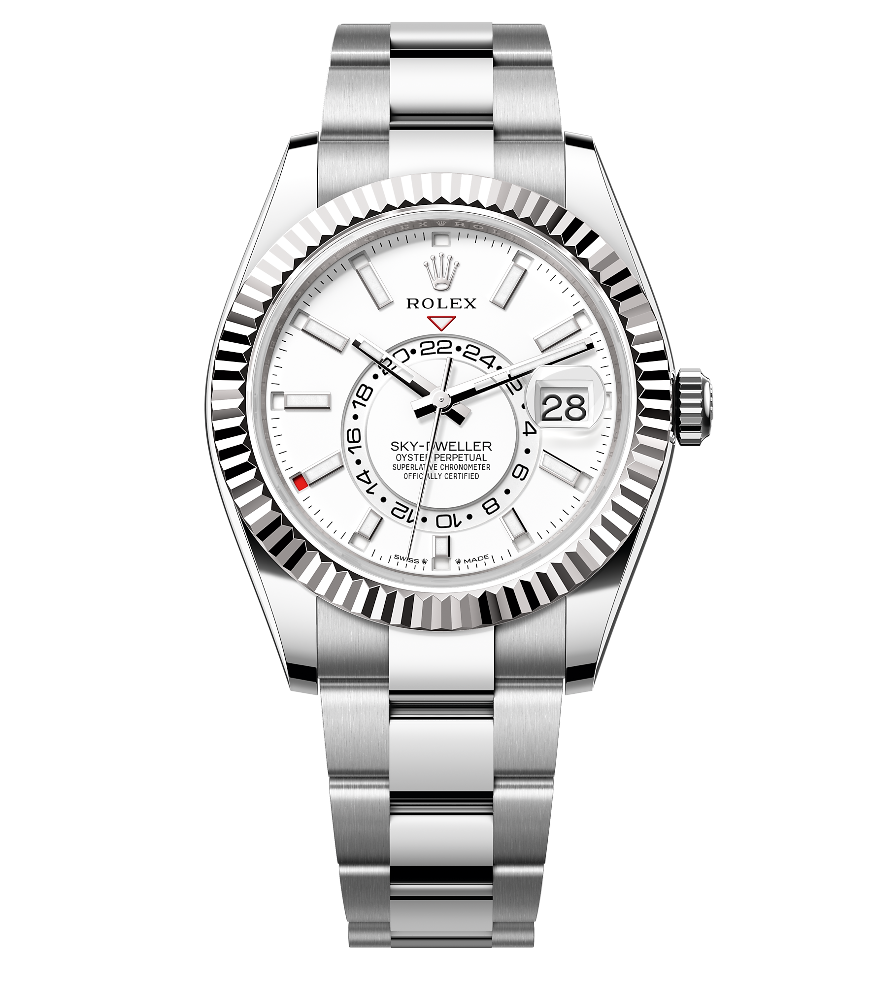 Rolex Sky-Dweller 42mm Steel and White Gold