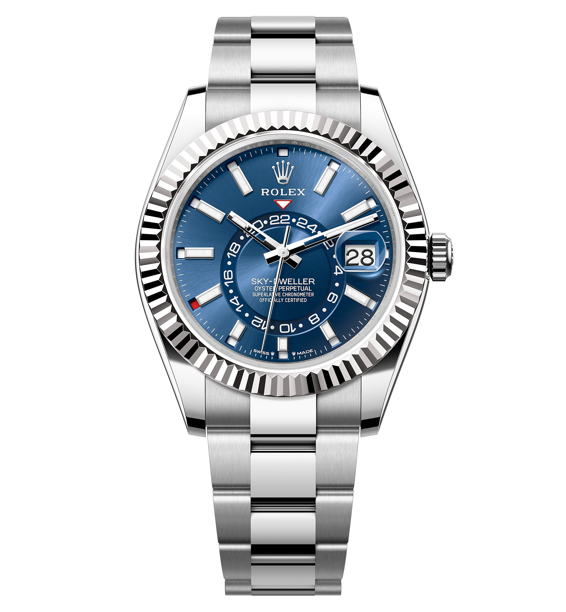 Rolex Sky-Dweller 42mm Steel and White Gold