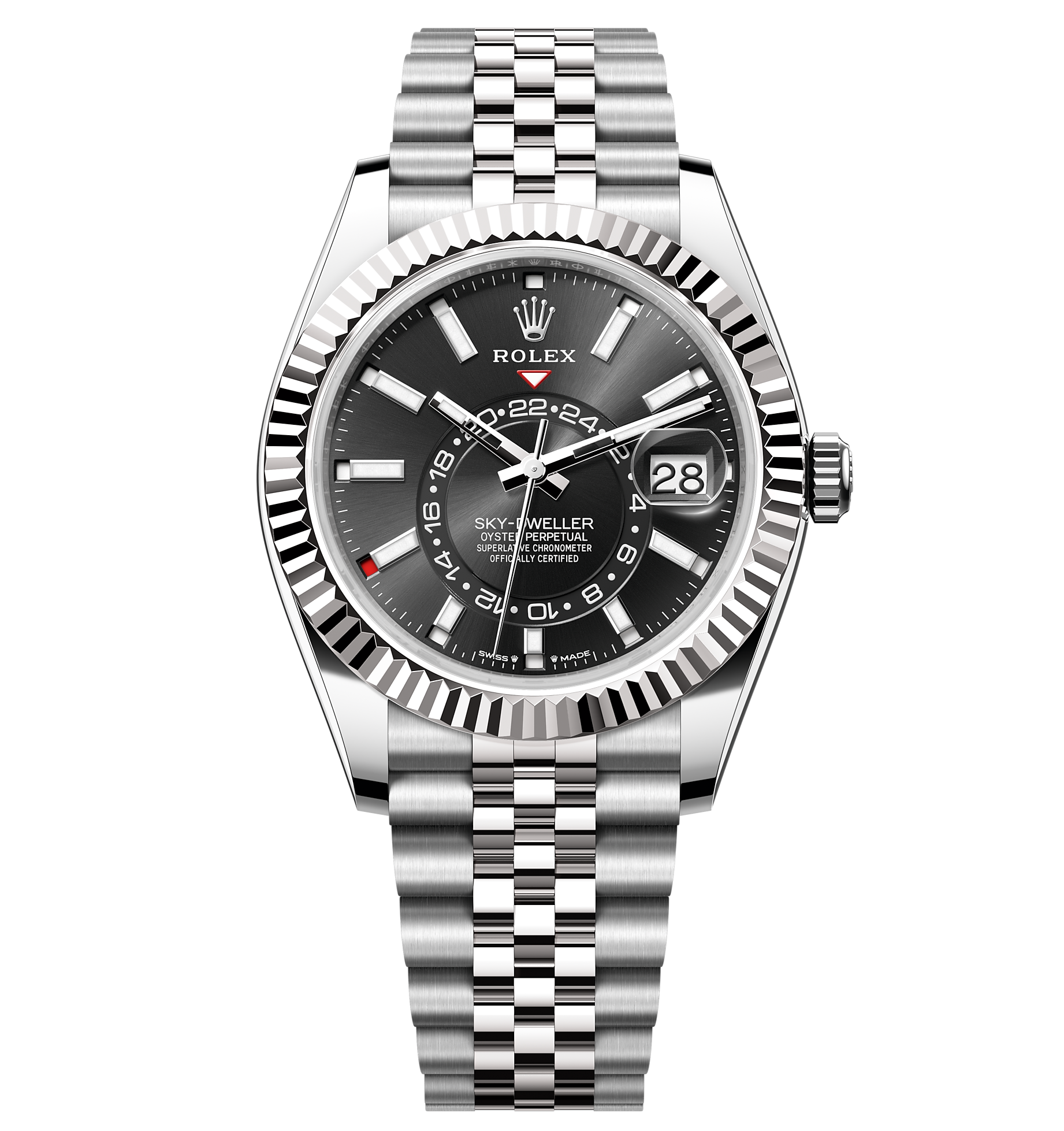 Rolex Sky-Dweller 42mm Steel and White Gold