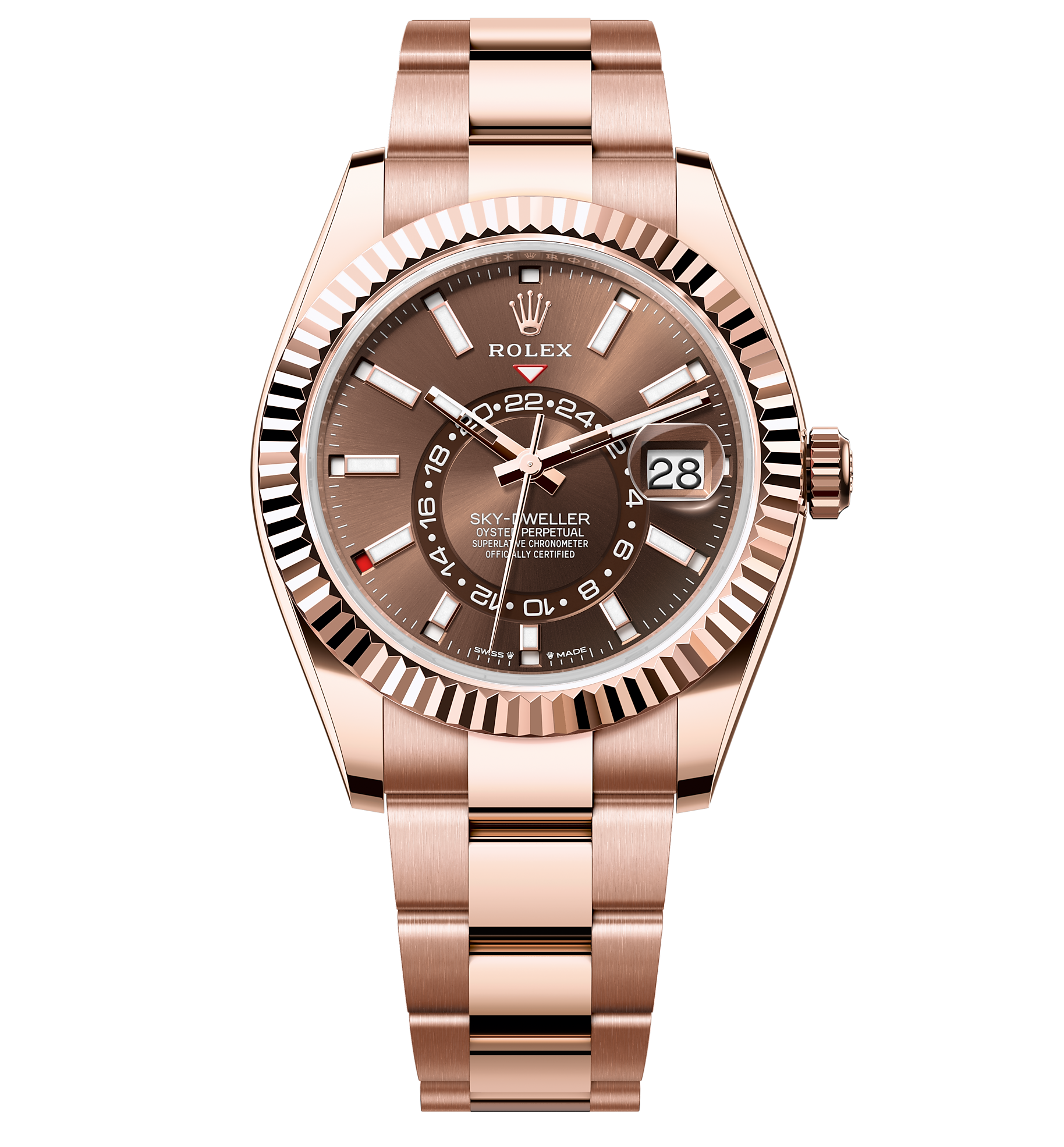 Rolex Sky-Dweller 42mm Everose Gold