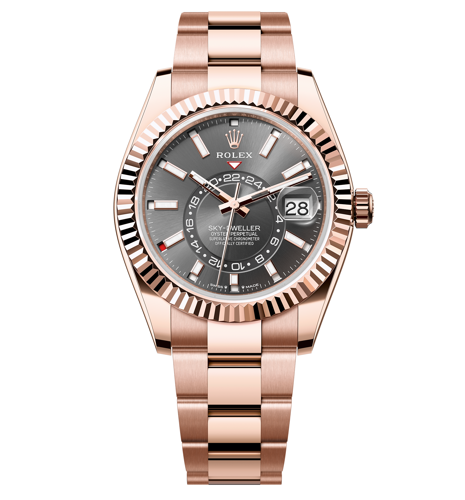 Rolex Sky-Dweller 42mm Everose Gold