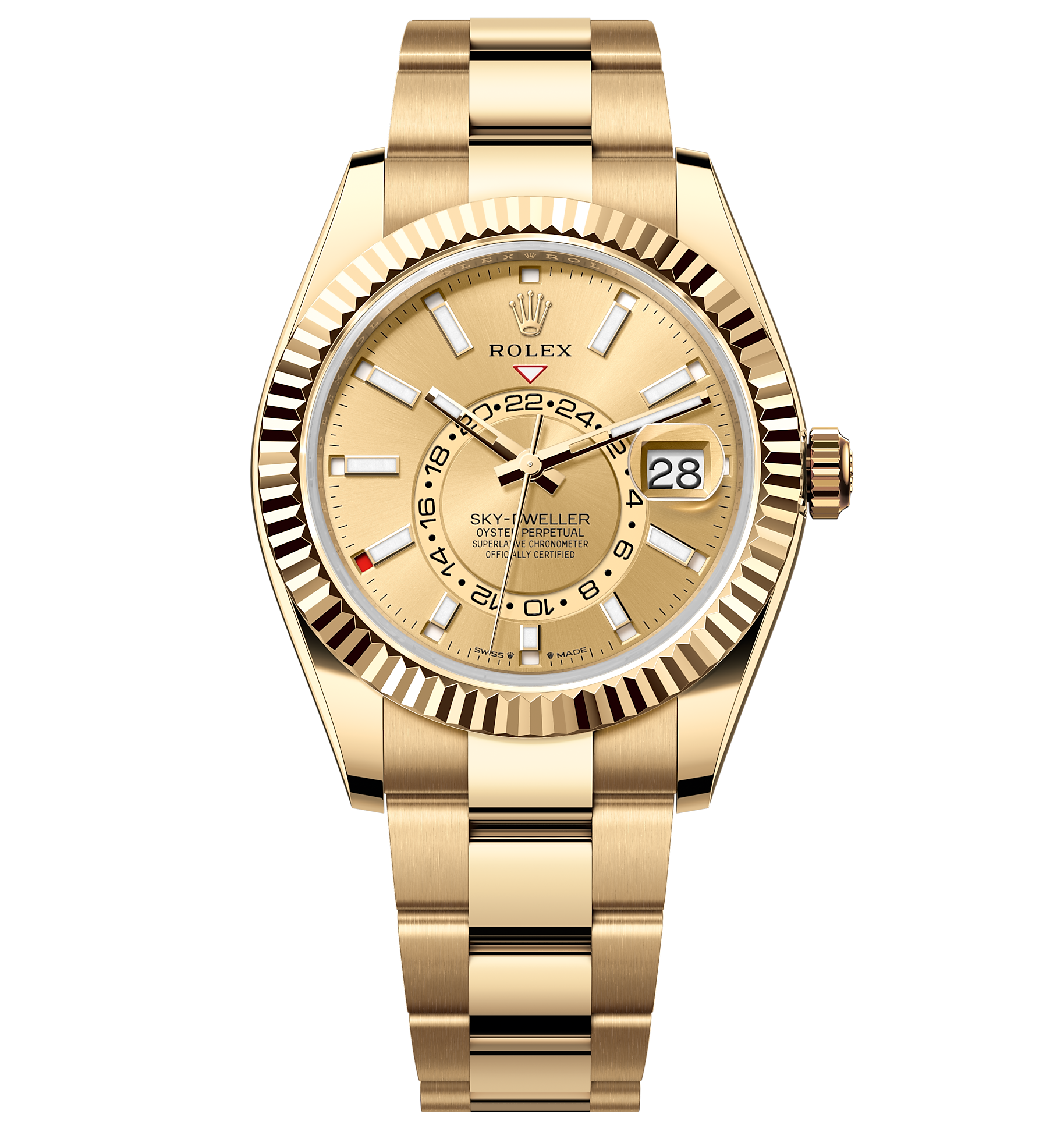 Rolex Sky-Dweller 42mm Yellow Gold