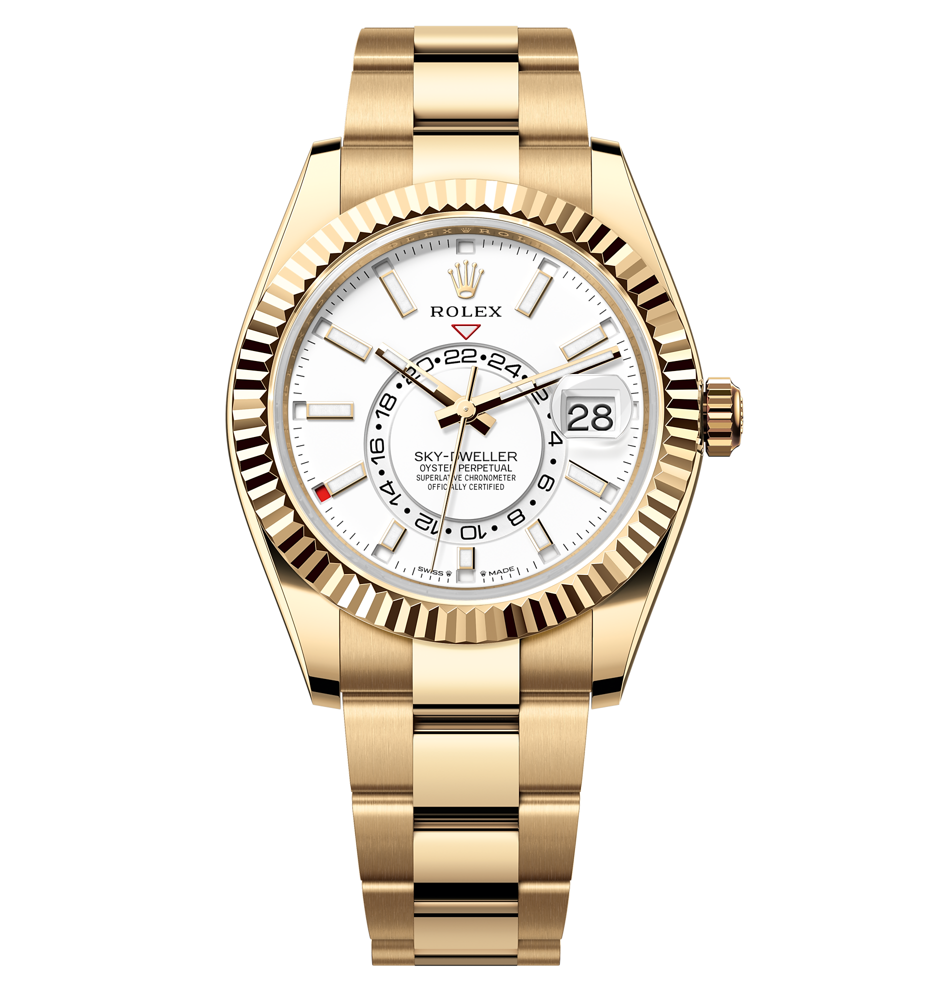 Rolex Sky-Dweller 42mm Yellow Gold