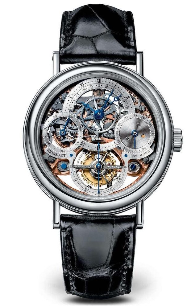 Breguet Grand Complications Perpetual Calendar Tourbillon Skeleton Platinum 3755