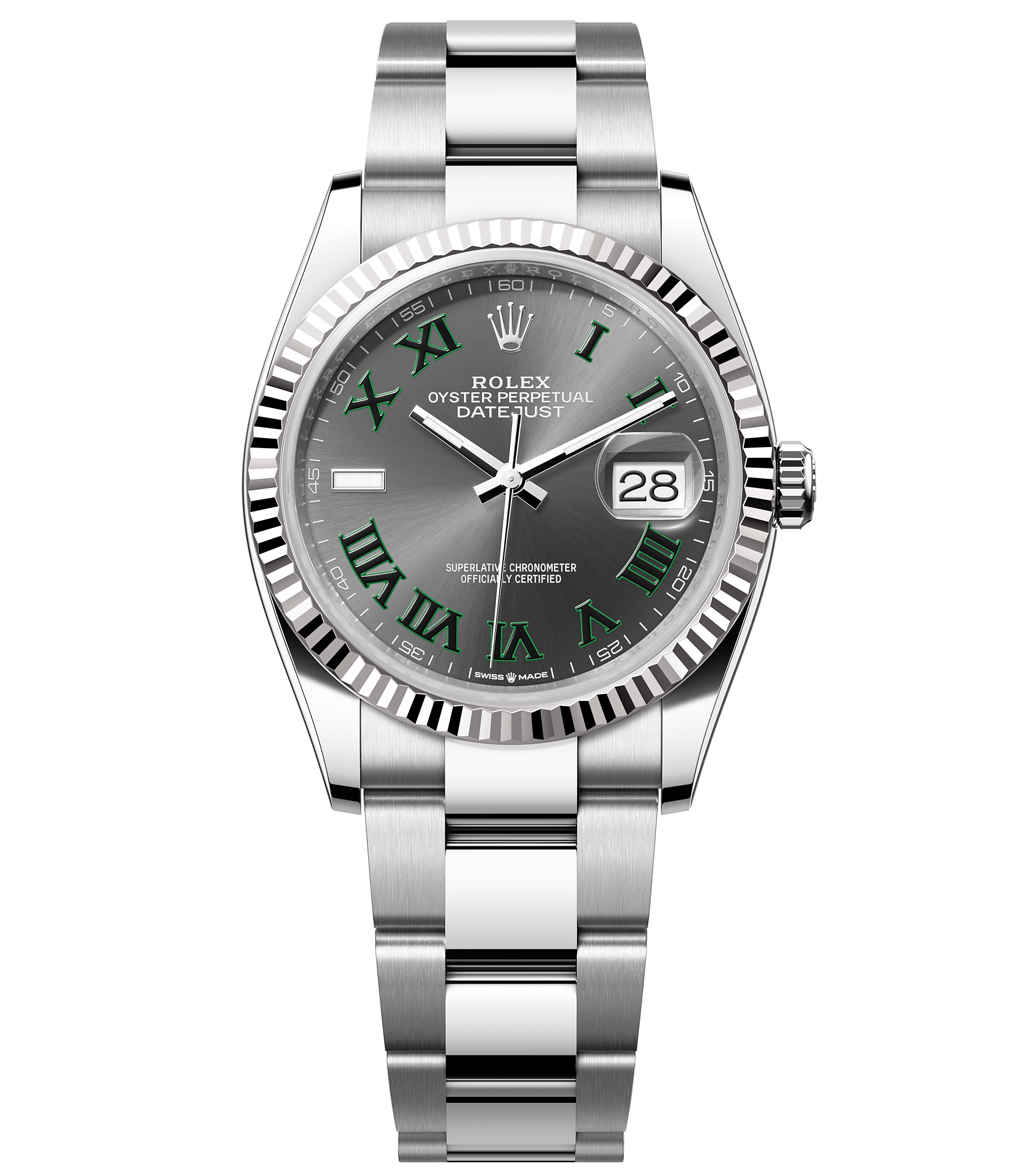 Rolex Datejust 36mm Steel and White Gold