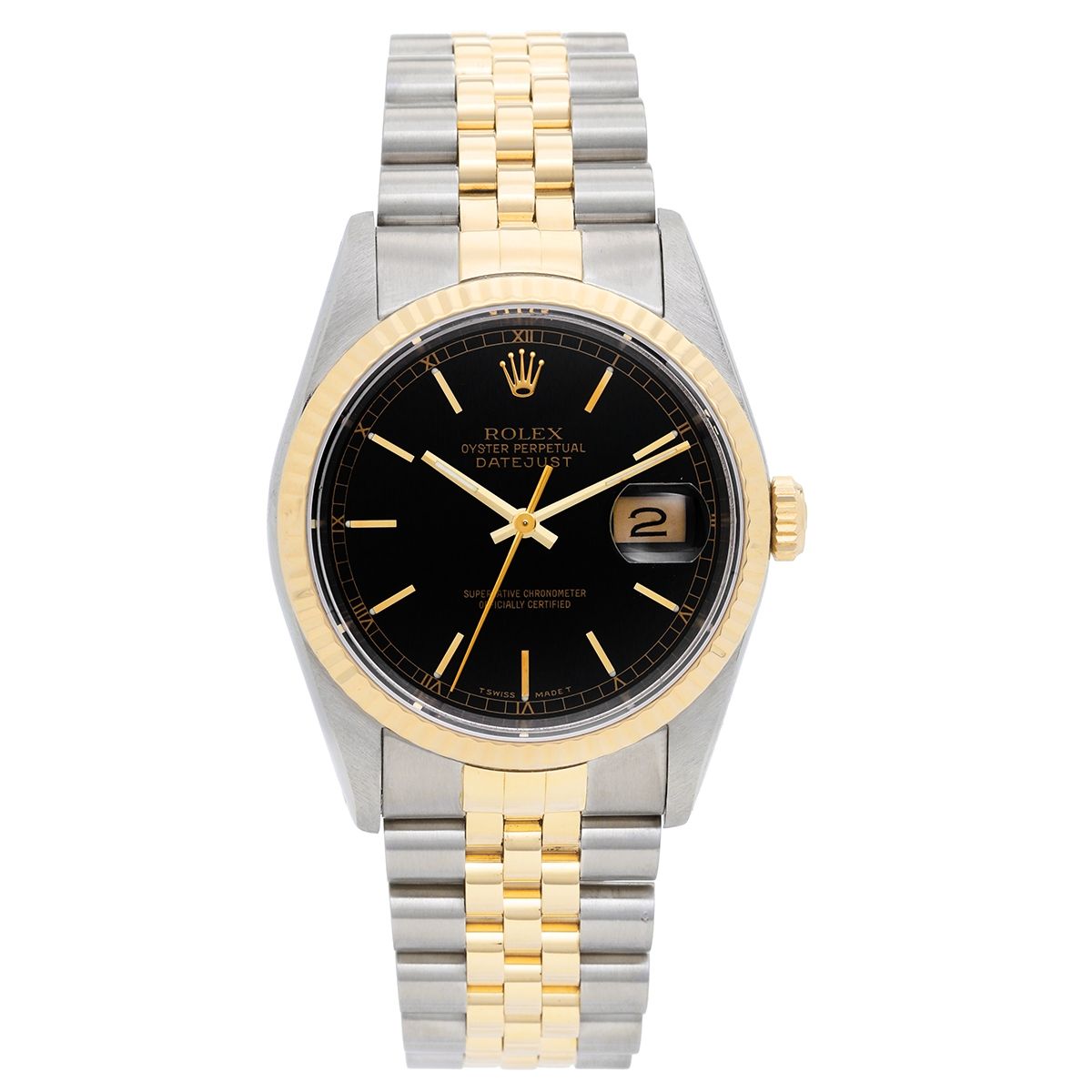 Rolex Datejust 36mm Steel and Yellow Gold