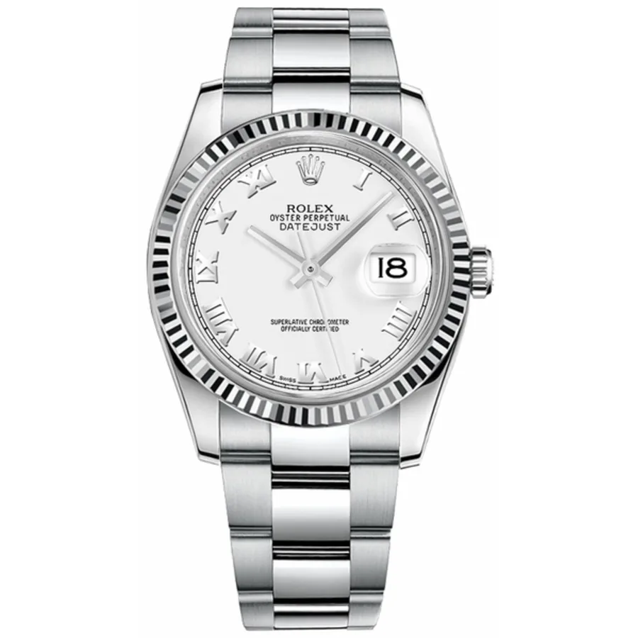 Rolex Datejust 36mm Steel and White Gold