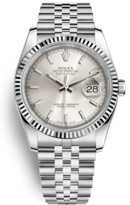 Rolex Datejust 36mm Steel and White Gold