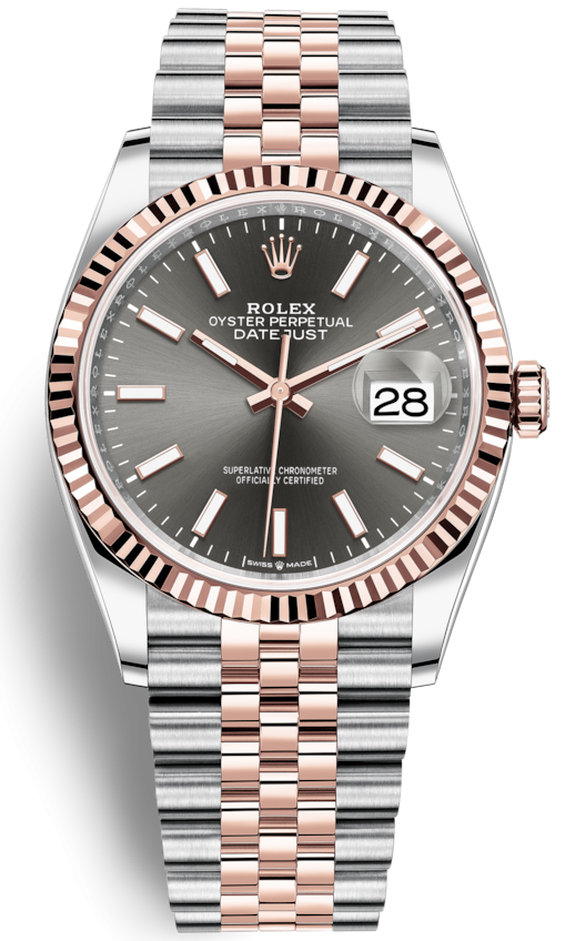 Rolex Datejust 36mm Steel and Everose Gold