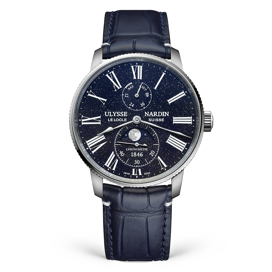 Ulysse NARDIN  [TORPILLEUR MOONPHASE AVENTURINE] MARINE WATCHES & WONDERS 2024