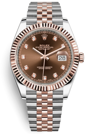 Rolex Datejust 41mm Steel and Everose Gold