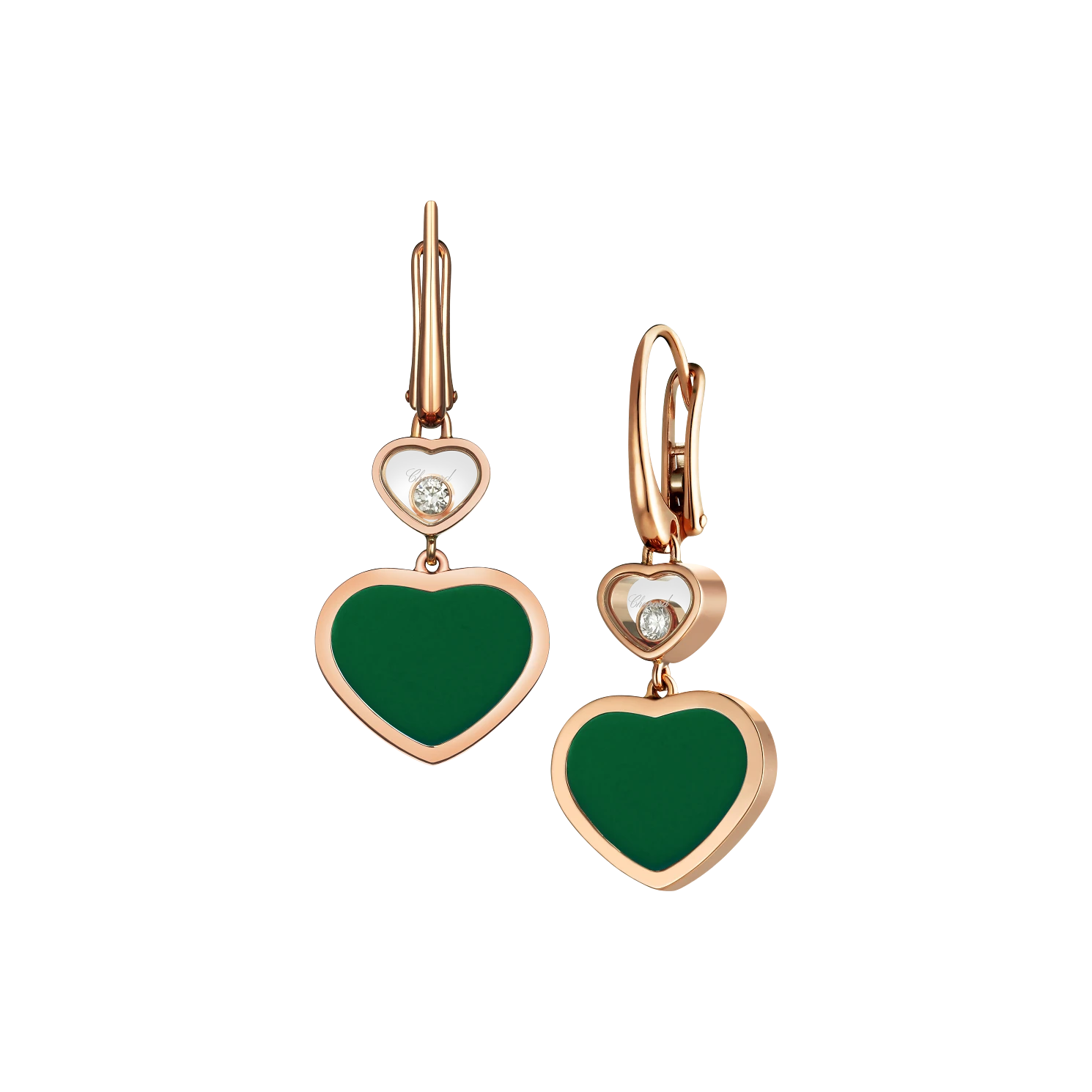 Серьги Chopard Happy Hearts