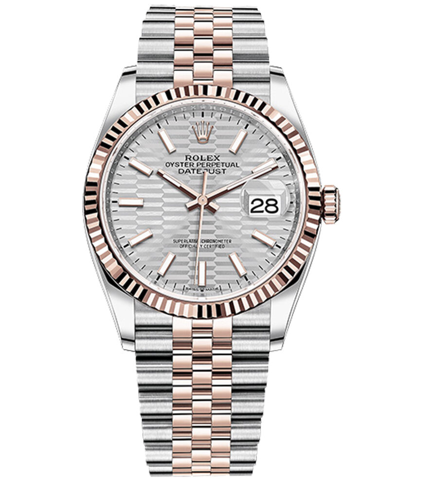 Rolex Datejust 36mm Steel and Everose Gold