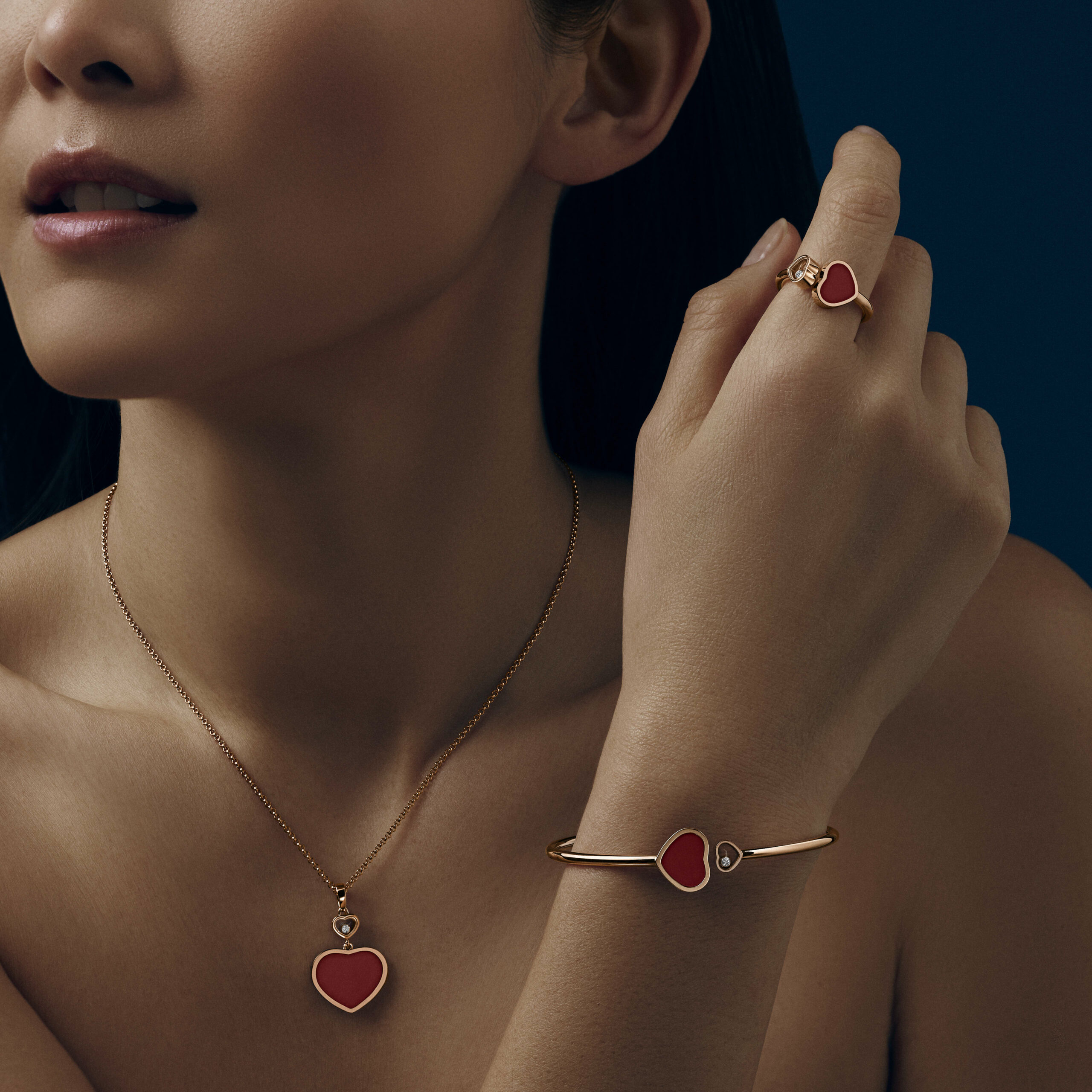 Подвеска Chopard Happy Hearts