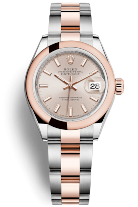 Rolex Datejust 28 mm Steel and Everose Gold