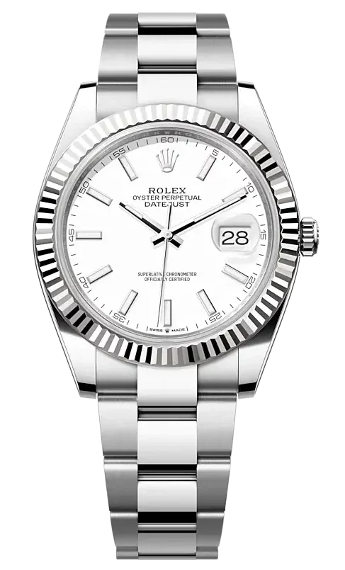 Rolex Datejust 41mm Steel and White Gold