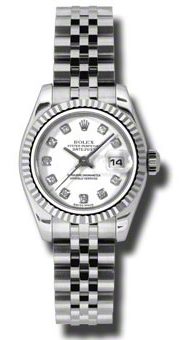 Rolex Lady-Datejust 26mm Steel and White Gold