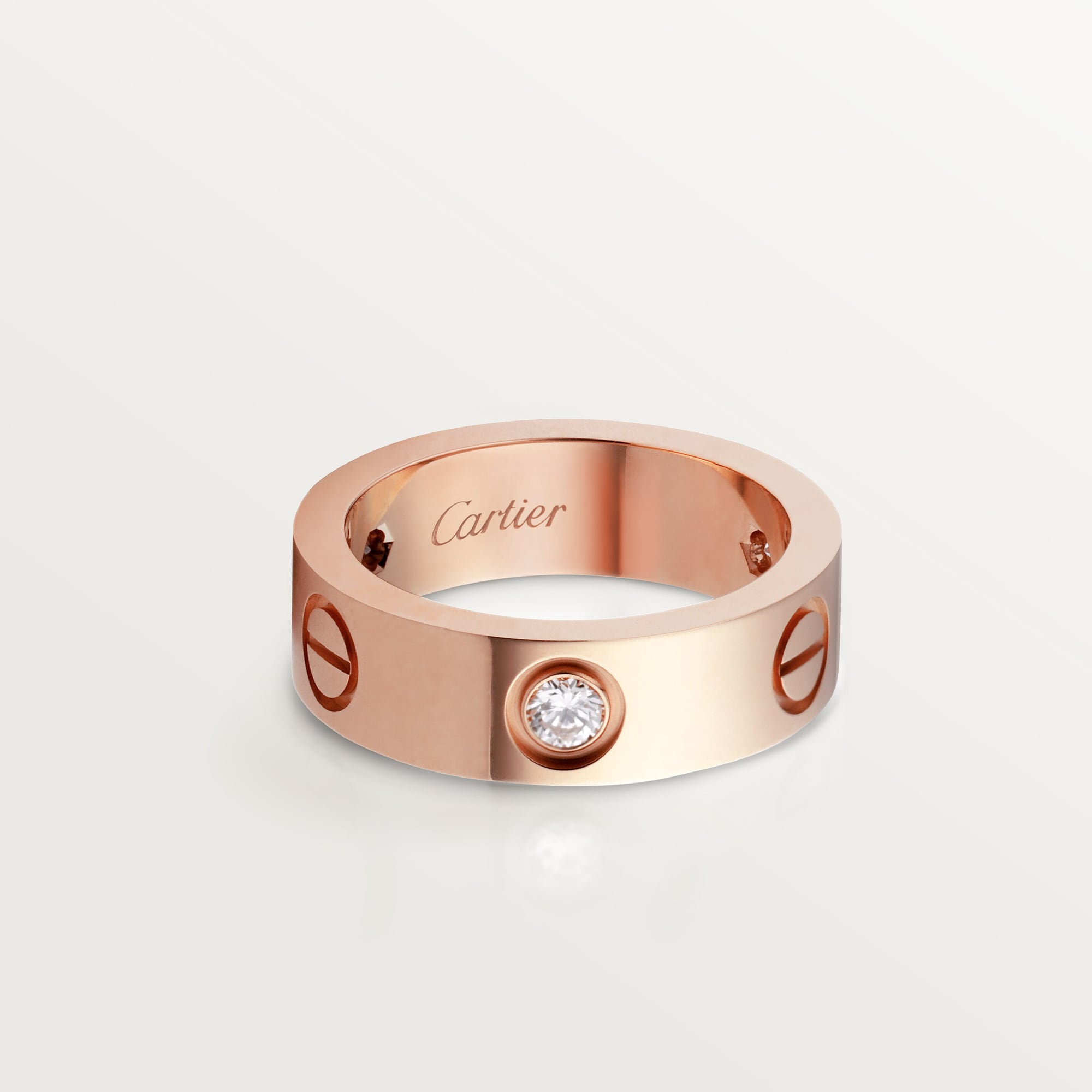 Кольцо с 3 бриллиантами Cartier LOVE