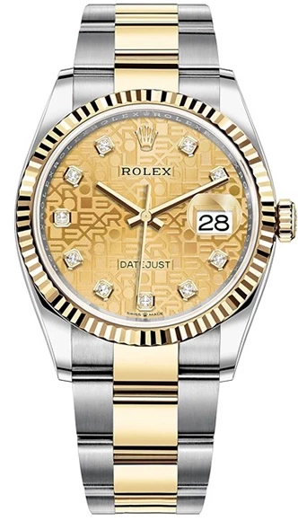 Rolex Datejust 36mm Steel and Yellow Gold