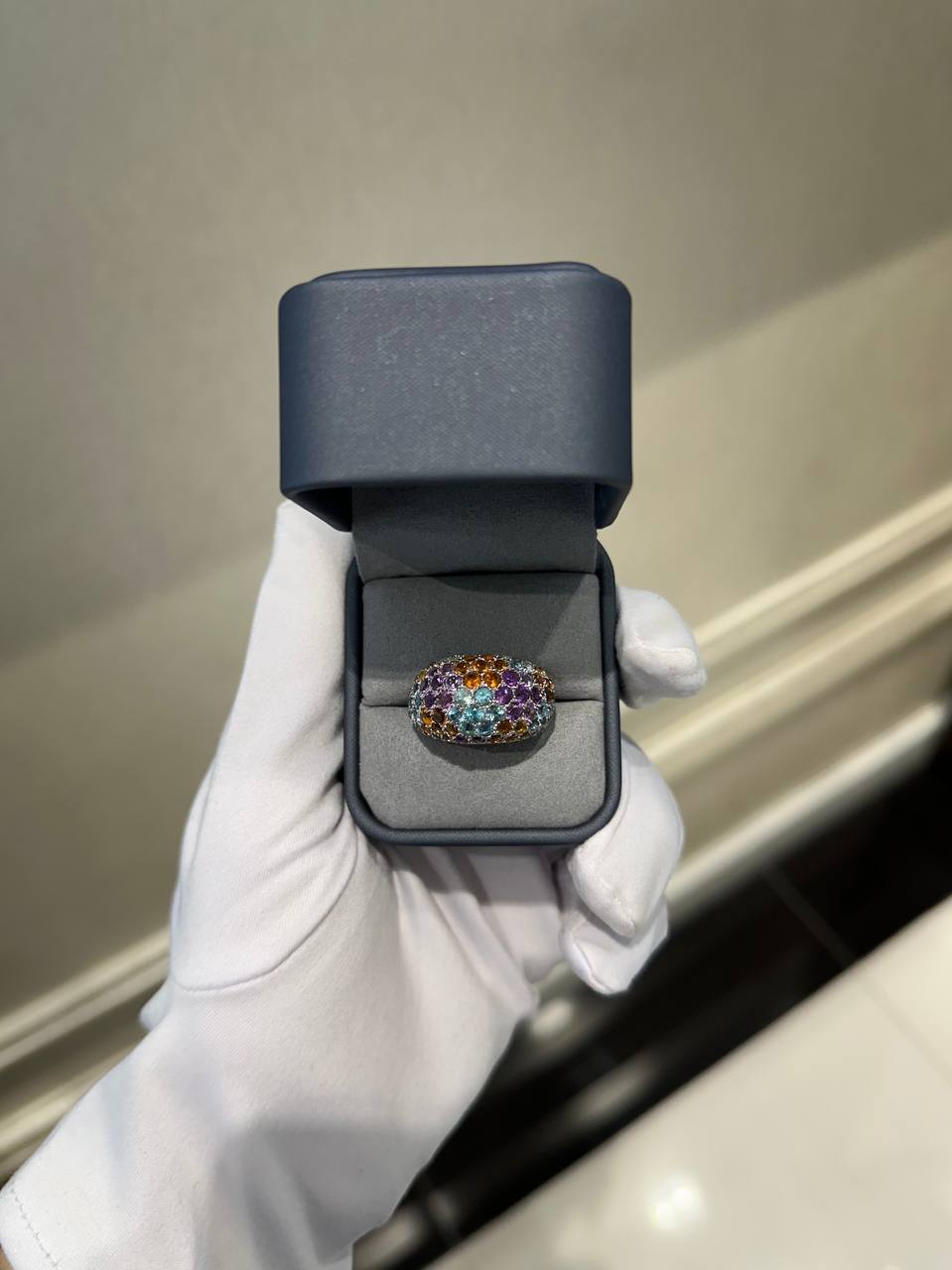 Кольцо с сапфирами 2,70 ct.