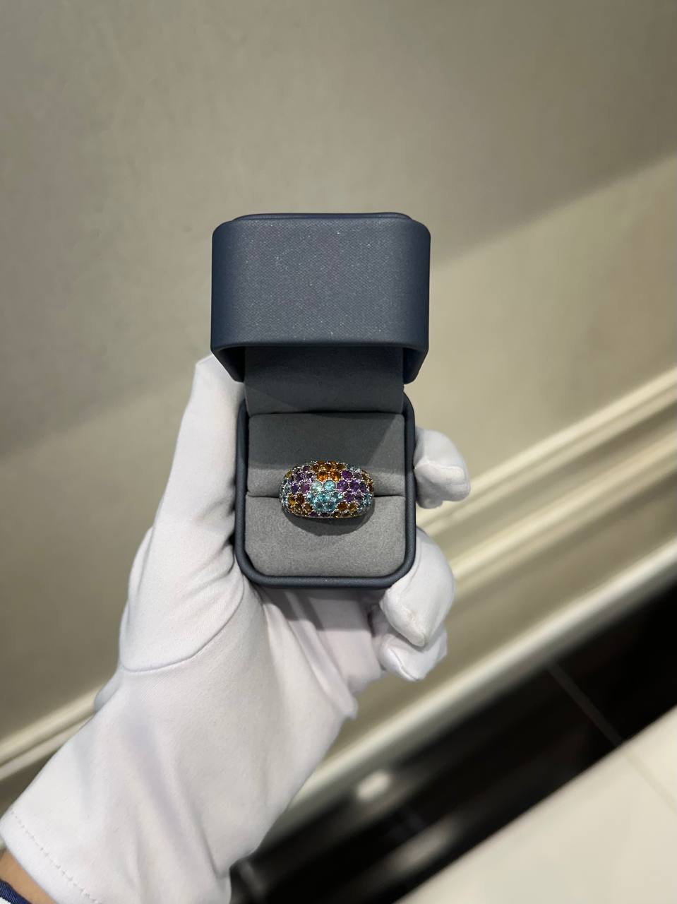 Кольцо с сапфирами 2,70 ct.