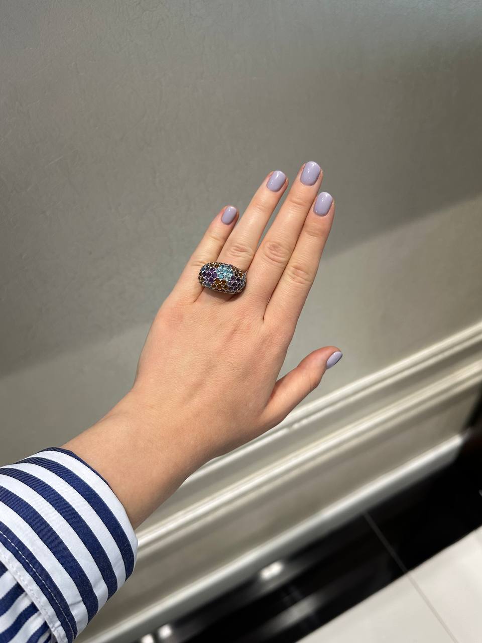 Кольцо с сапфирами 2,70 ct.