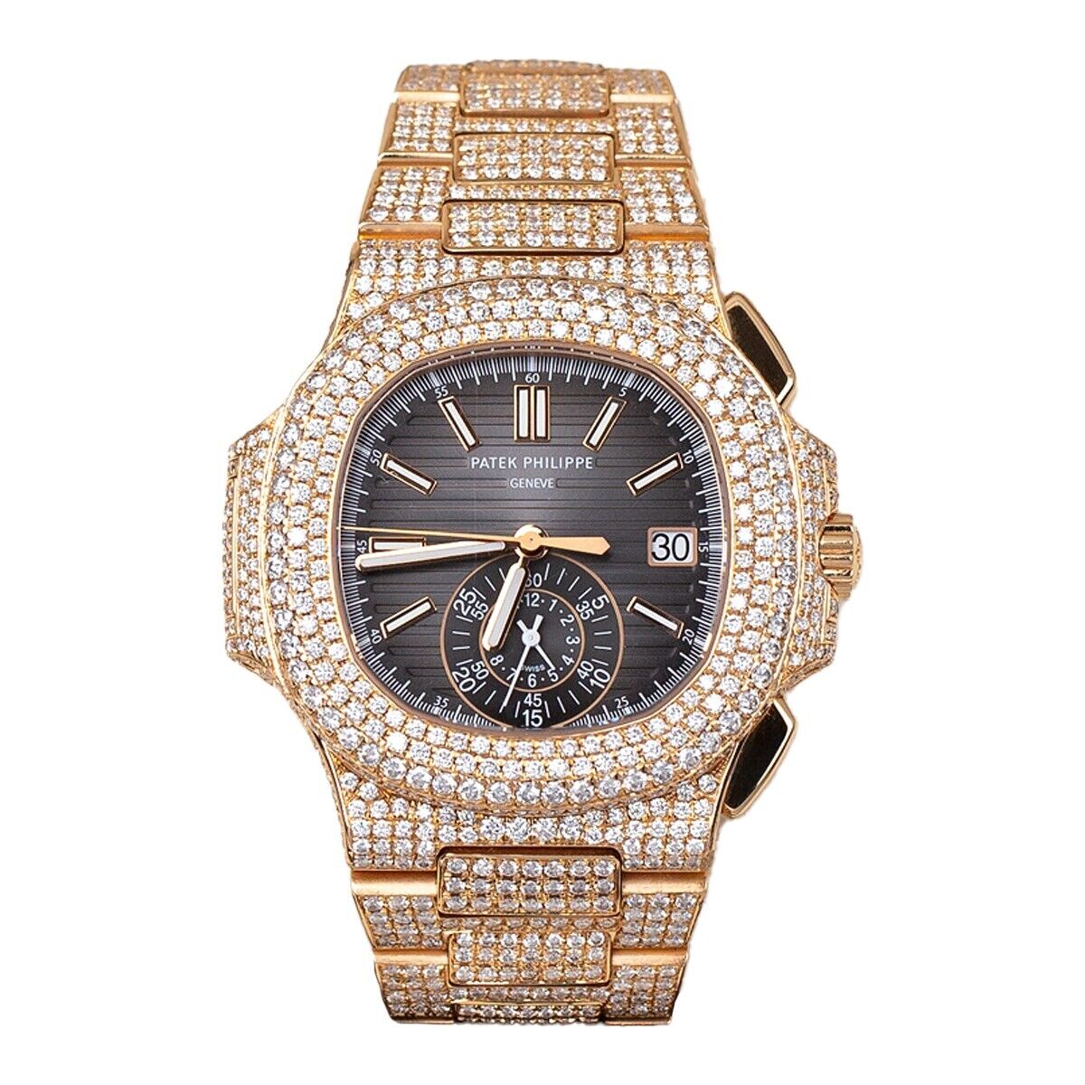 Patek Philippe Nautilus Custom Diamonds