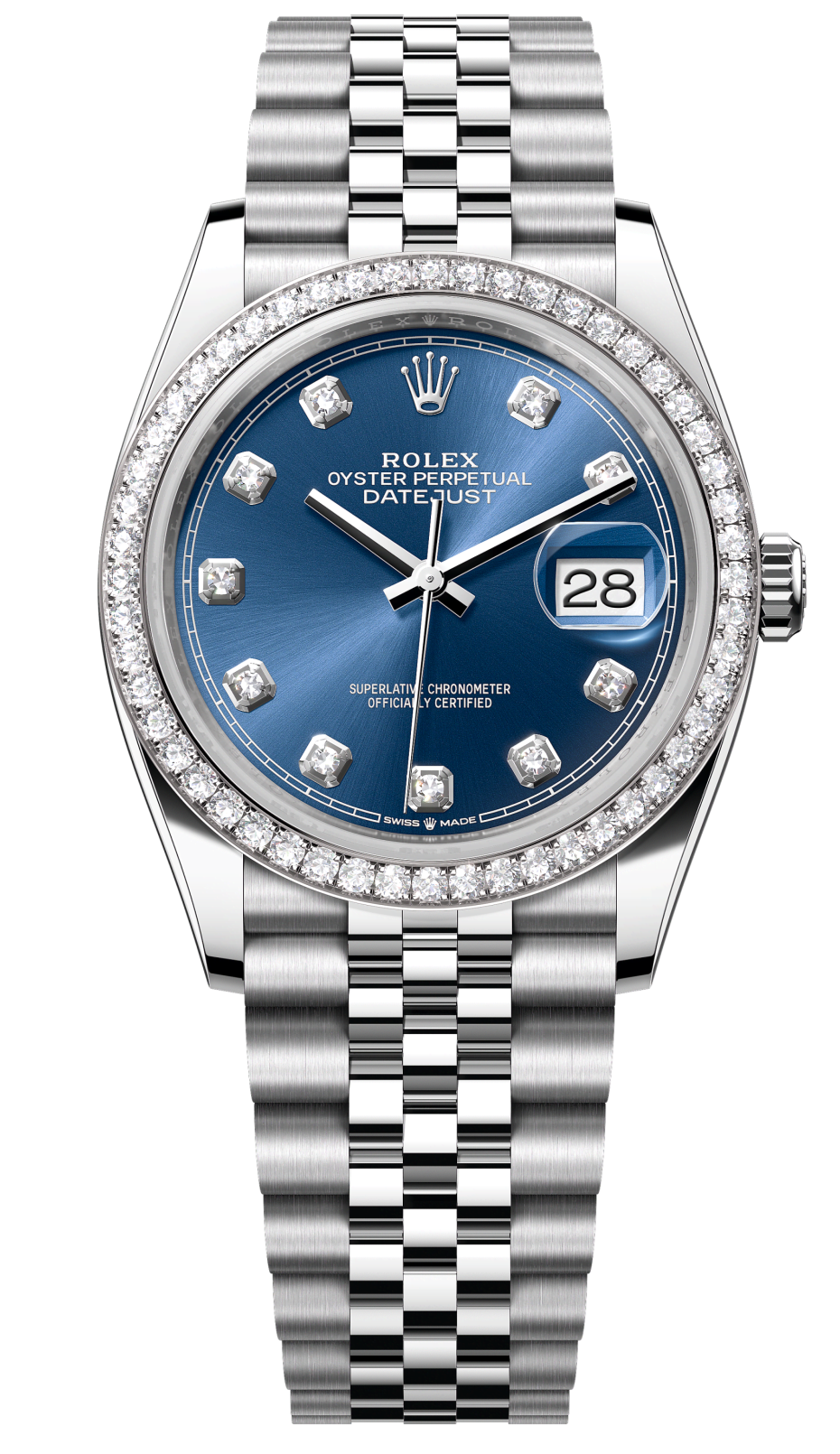 Rolex Datejust 36mm Steel and White Gold