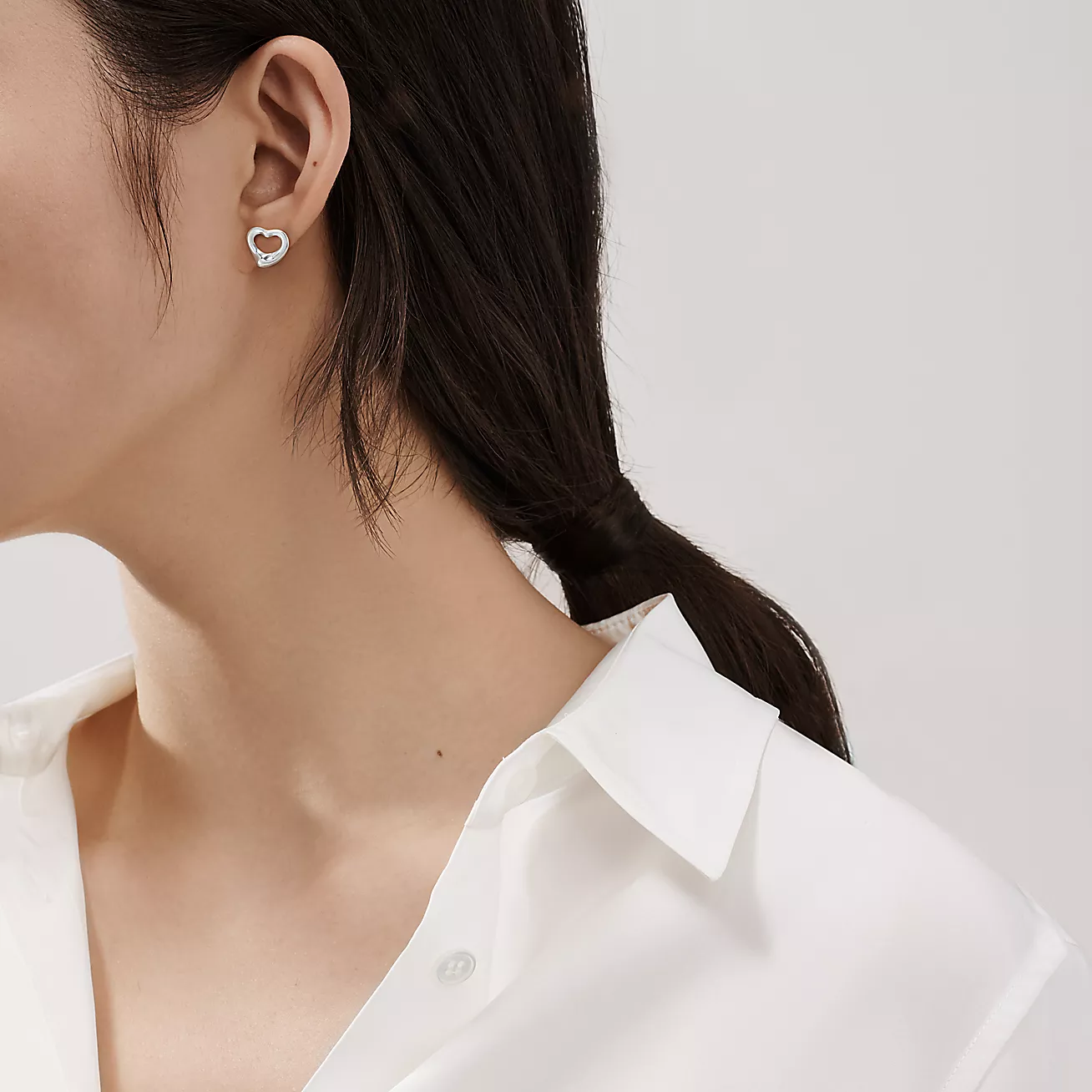 Серьги Tiffany & Co Elsa Peretti Open Heart